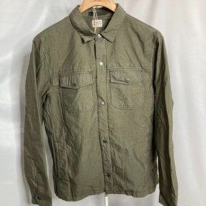 Faherty Cooper Shirt Jacket in Dark Olive